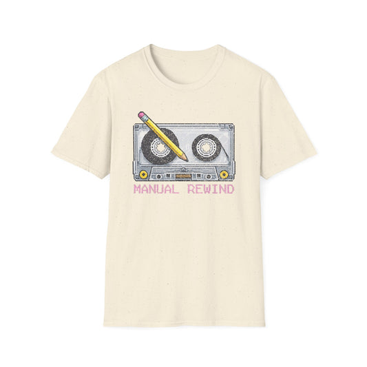 Manual Rewind Retro T-Shirt